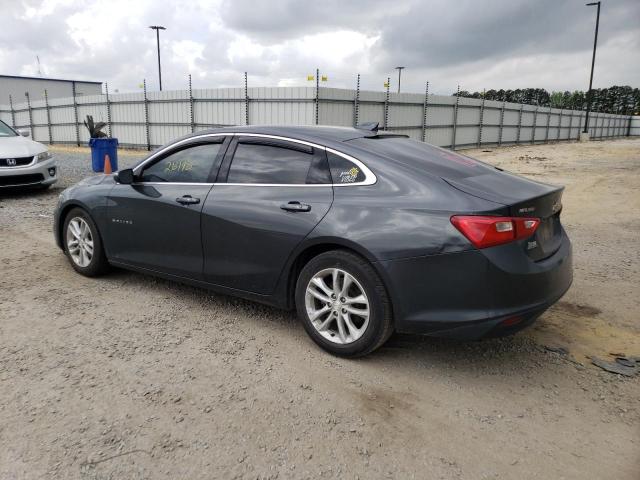 1G1ZE5ST8HF139422 - 2017 CHEVROLET MALIBU LT GRAY photo 2