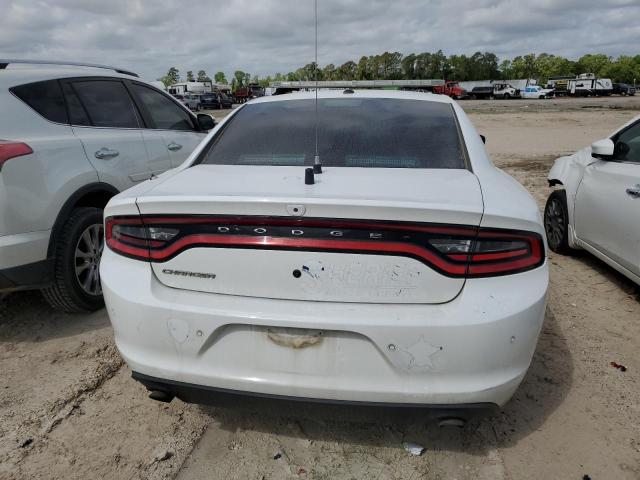 2C3CDXAT0KH568349 - 2019 DODGE CHARGER POLICE WHITE photo 6