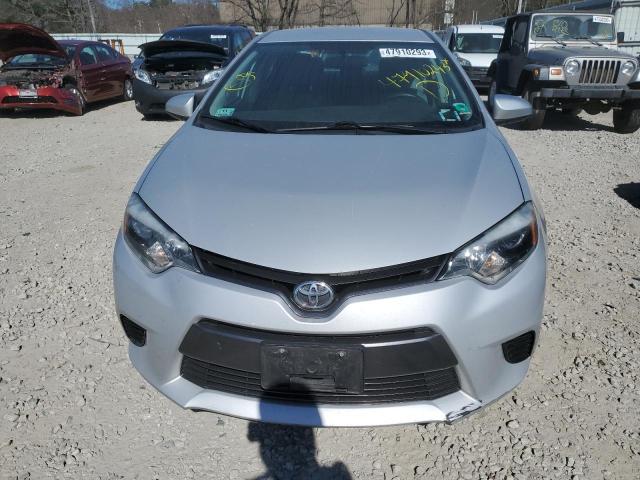 2T1BURHE9GC618662 - 2016 TOYOTA COROLLA L SILVER photo 5