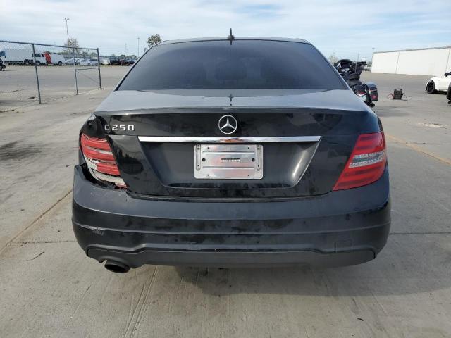 WDDGF4HBXEG256189 - 2014 MERCEDES-BENZ C 250 BLACK photo 6