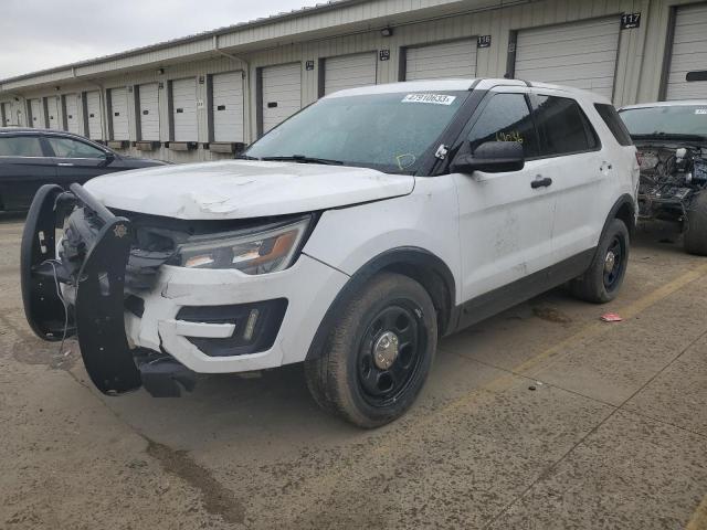 1FM5K8AR7HGB40640 - 2017 FORD EXPLORER POLICE INTERCEPTOR WHITE photo 1