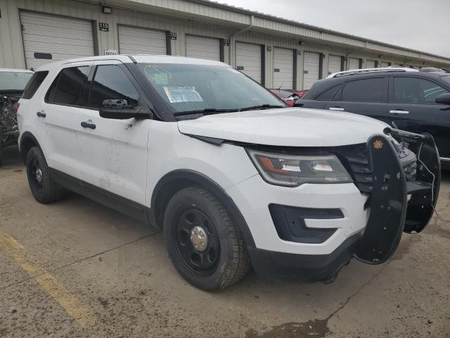 1FM5K8AR7HGB40640 - 2017 FORD EXPLORER POLICE INTERCEPTOR WHITE photo 4