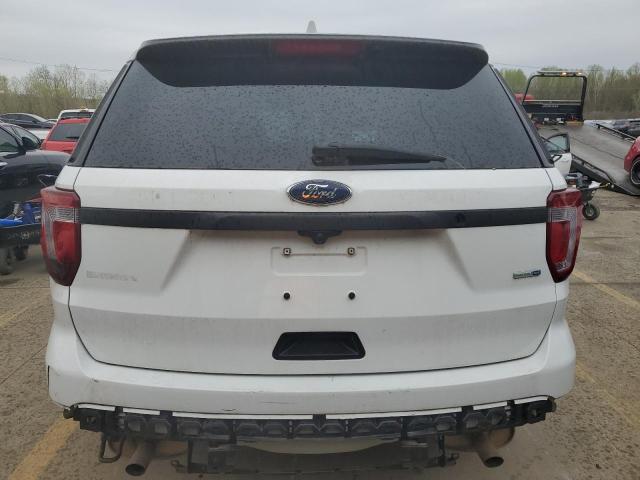 1FM5K8AR7HGB40640 - 2017 FORD EXPLORER POLICE INTERCEPTOR WHITE photo 6