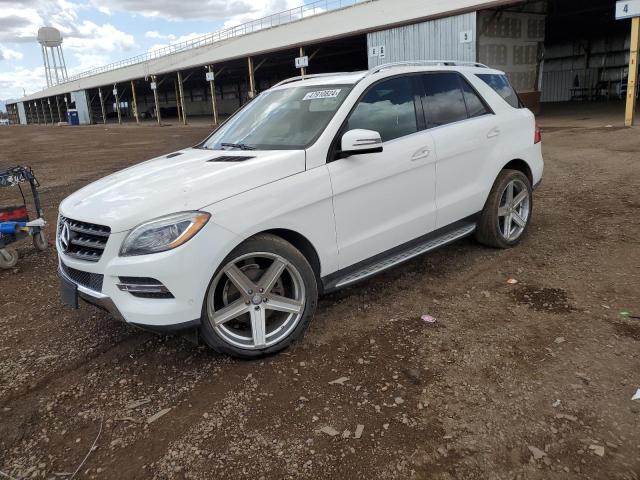 4JGDA5HB0FA586019 - 2015 MERCEDES-BENZ ML 350 4MATIC WHITE photo 1