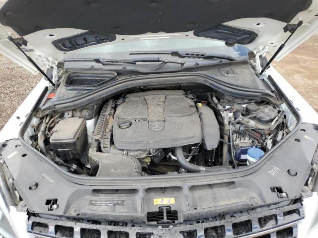 4JGDA5HB0FA586019 - 2015 MERCEDES-BENZ ML 350 4MATIC WHITE photo 12