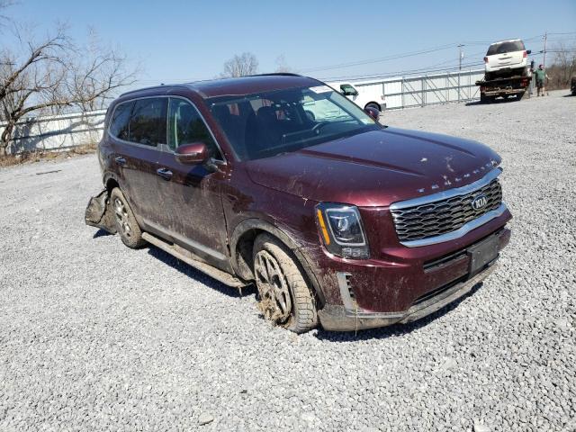 5XYP6DHC9LG096082 - 2020 KIA TELLURIDE S BURGUNDY photo 4