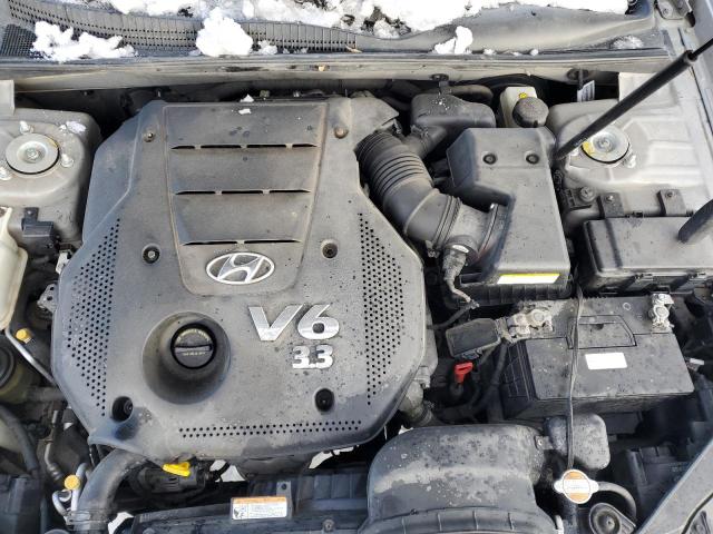 5NPET46F07H206240 - 2007 HYUNDAI SONATA GL SILVER photo 11