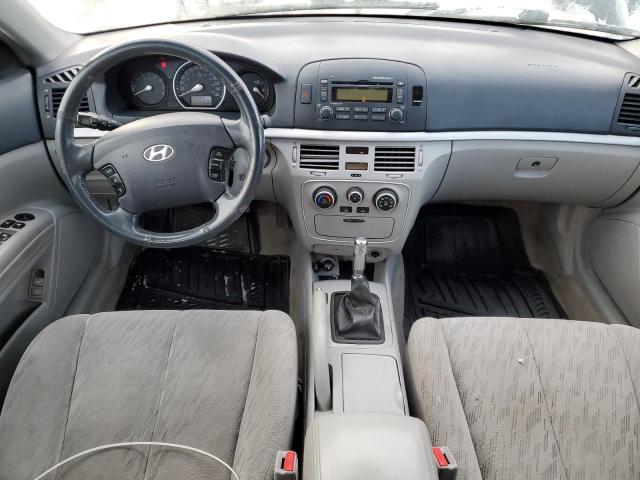 5NPET46F07H206240 - 2007 HYUNDAI SONATA GL SILVER photo 8