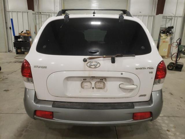 KM8SC73D75U968731 - 2005 HYUNDAI SANTA FE GLS WHITE photo 6