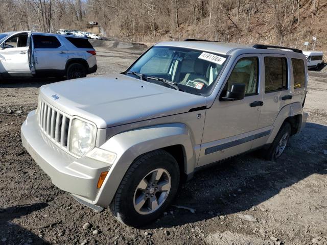 1J8GN28K48W213066 - 2008 JEEP LIBERTY SPORT SILVER photo 1