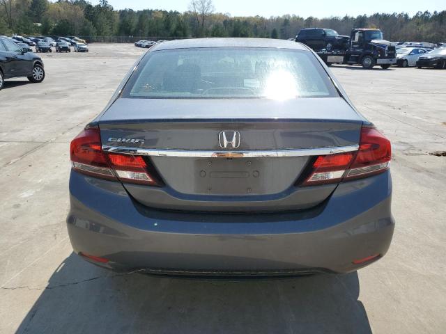 19XFB2F86DE261658 - 2013 HONDA CIVIC EX GRAY photo 6