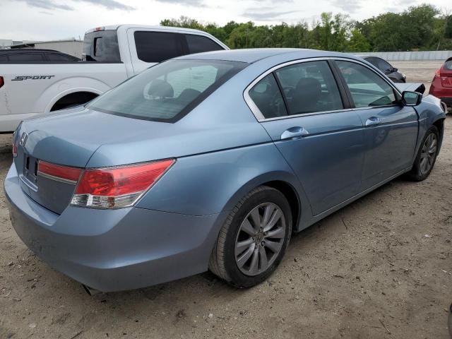 1HGCP2F78BA052211 - 2011 HONDA ACCORD EX BLUE photo 3