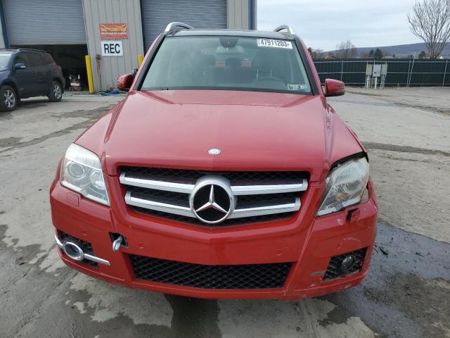 WDCGG8HBXAF399040 - 2010 MERCEDES-BENZ GLK 350 4MATIC RED photo 5