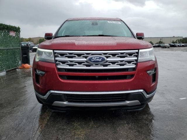 1FM5K7FH9JGB04688 - 2018 FORD EXPLORER LIMITED RED photo 5