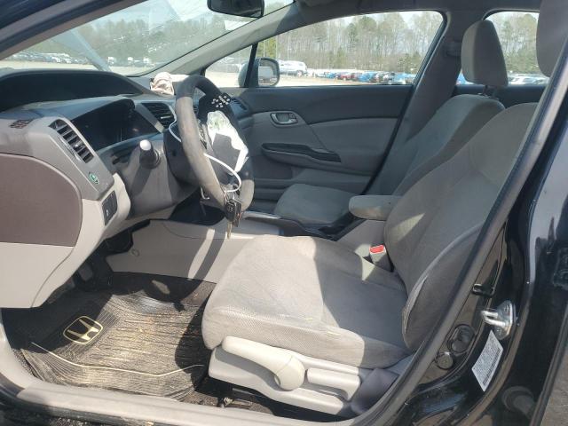 2HGFB2F54CH577487 - 2012 HONDA CIVIC LX BLACK photo 7