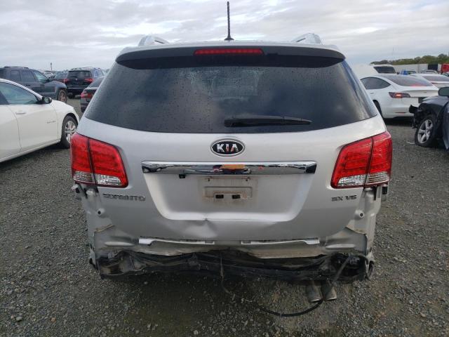 5XYKWDA24BG120668 - 2011 KIA SORENTO SX SILVER photo 6