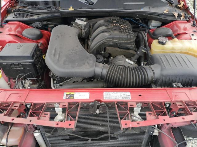 2C3CDYAG0DH592887 - 2013 DODGE CHALLENGER SXT RED photo 11