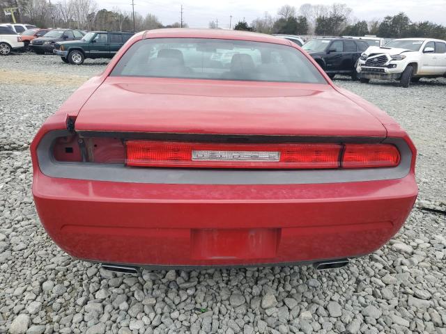 2C3CDYAG0DH592887 - 2013 DODGE CHALLENGER SXT RED photo 6