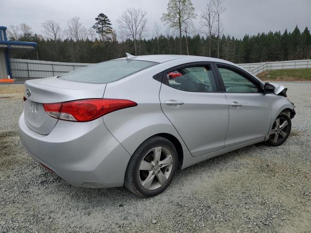 5NPDH4AE1DH347311 - 2013 HYUNDAI ELANTRA GLS SILVER photo 3