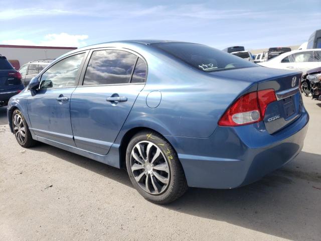 2HGFA1F59BH537143 - 2011 HONDA CIVIC LX BLUE photo 2