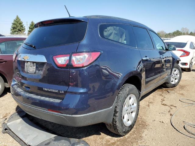 1GNKVFKDXGJ254419 - 2016 CHEVROLET TRAVERSE LS BLUE photo 3