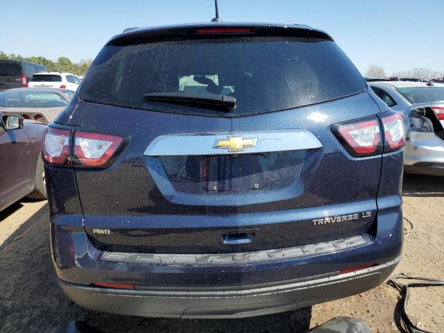 1GNKVFKDXGJ254419 - 2016 CHEVROLET TRAVERSE LS BLUE photo 6