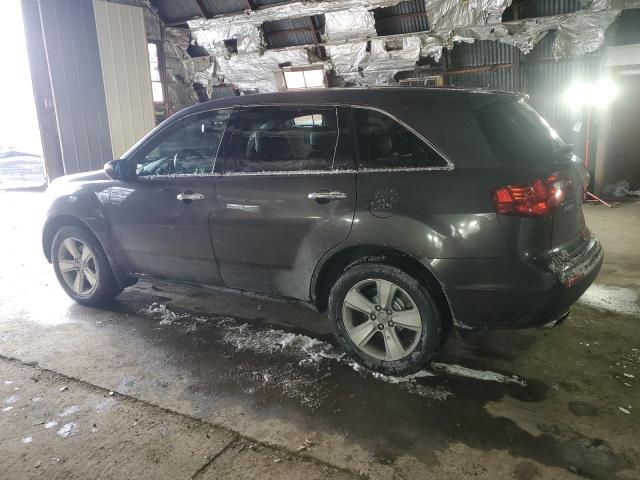 2HNYD2H2XAH505897 - 2010 ACURA MDX GRAY photo 2