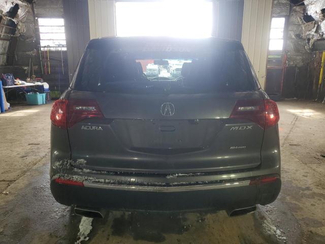 2HNYD2H2XAH505897 - 2010 ACURA MDX GRAY photo 6