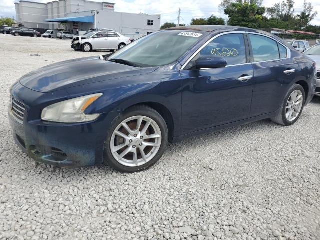 1N4AA51E89C815881 - 2009 NISSAN MAXIMA S BLUE photo 1