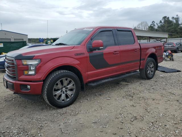 1FTEW1EFXGFC95509 - 2016 FORD F150 SUPERCREW RED photo 1