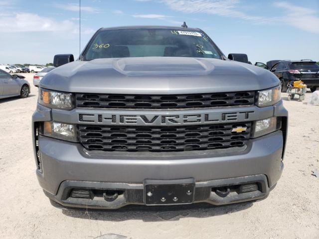 1GCPWBEH8MZ128494 - 2021 CHEVROLET SILVERADO2 C1500 CUSTOM GRAY photo 5