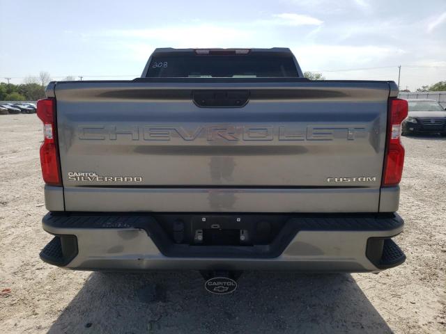 1GCPWBEH8MZ128494 - 2021 CHEVROLET SILVERADO2 C1500 CUSTOM GRAY photo 6