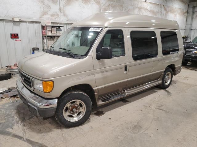 1FDNE14L07DB30022 - 2007 FORD ECONOLINE E150 VAN TAN photo 1