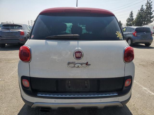 ZFBCFADHXEZ019579 - 2014 FIAT 500L TREKKING WHITE photo 6