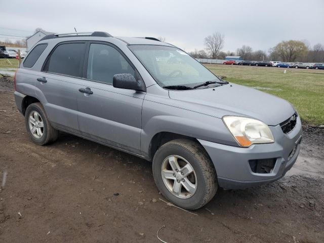 KNDJE723997580777 - 2009 KIA SPORTAGE LX SILVER photo 4