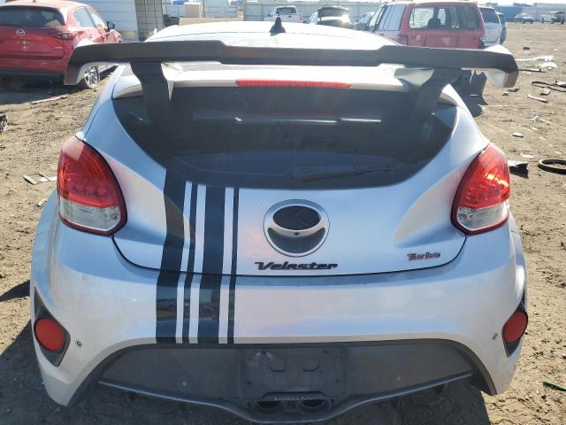 KMHTC6AE5EU185935 - 2014 HYUNDAI VELOSTER TURBO SILVER photo 6