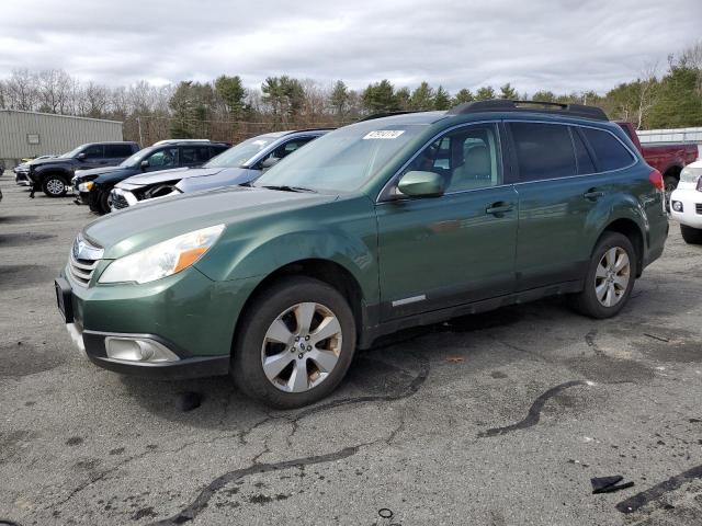 4S4BRBKC0C3267929 - 2012 SUBARU OUTBACK 2.5I LIMITED GREEN photo 1