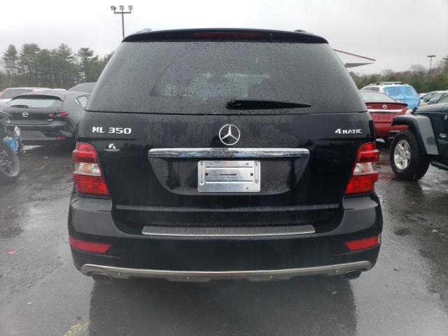 4JGBB8GBXAA542724 - 2010 MERCEDES-BENZ ML 350 4MATIC BLACK photo 6