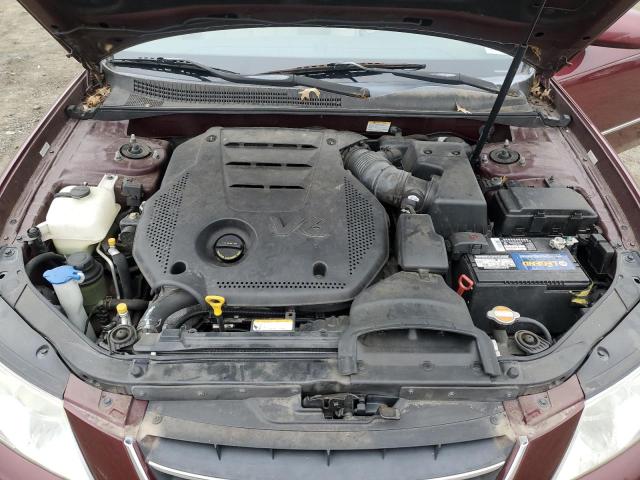 5NPEU4AF3AH600696 - 2010 HYUNDAI SONATA SE BURGUNDY photo 11