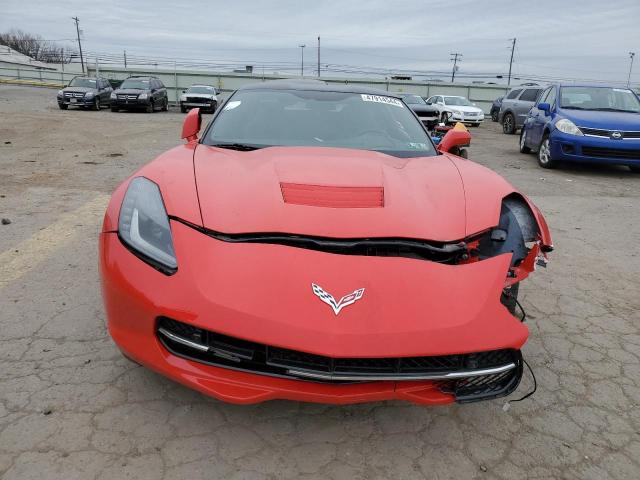 1G1YL2D70H5104587 - 2017 CHEVROLET CORVETTE STINGRAY Z51 3LT RED photo 5