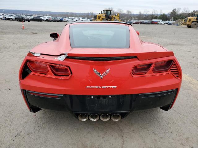 1G1YL2D70H5104587 - 2017 CHEVROLET CORVETTE STINGRAY Z51 3LT RED photo 6