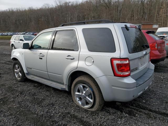 1FMCU94178KD15253 - 2008 FORD ESCAPE LIMITED SILVER photo 2