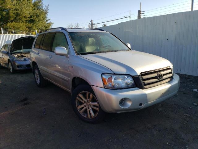 JTEEW21A060033446 - 2006 TOYOTA HIGHLANDER HYBRID SILVER photo 4