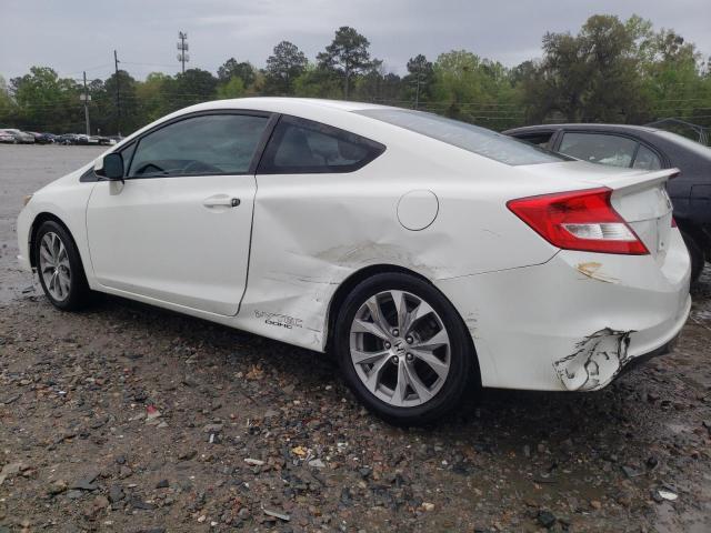 2HGFG4A53CH700362 - 2012 HONDA CIVIC SI WHITE photo 2