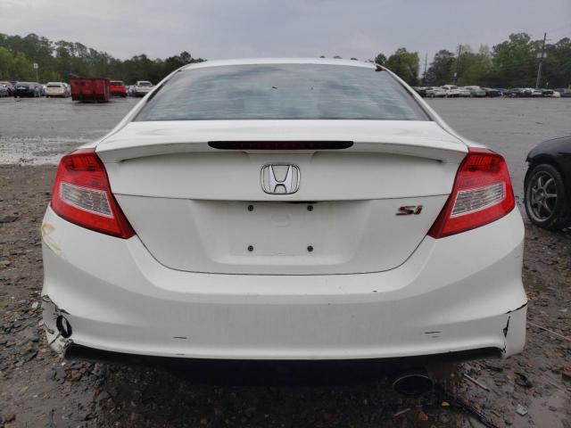 2HGFG4A53CH700362 - 2012 HONDA CIVIC SI WHITE photo 6