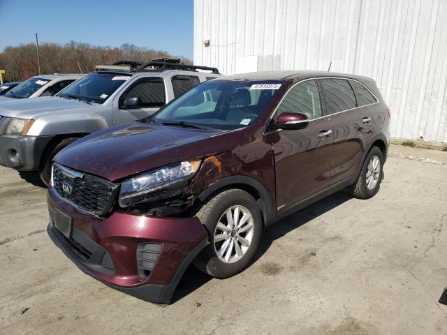 5XYPGDA3XKG525672 - 2019 KIA SORENTO L BURGUNDY photo 1