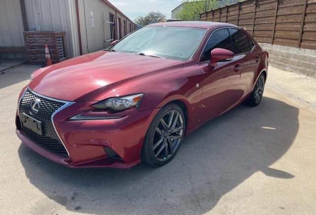 JTHBF1D24F5055912 - 2015 LEXUS IS 250 RED photo 2