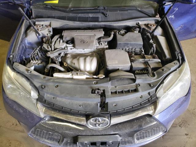 4T1BF1FK9FU973588 - 2015 TOYOTA CAMRY LE BLUE photo 11