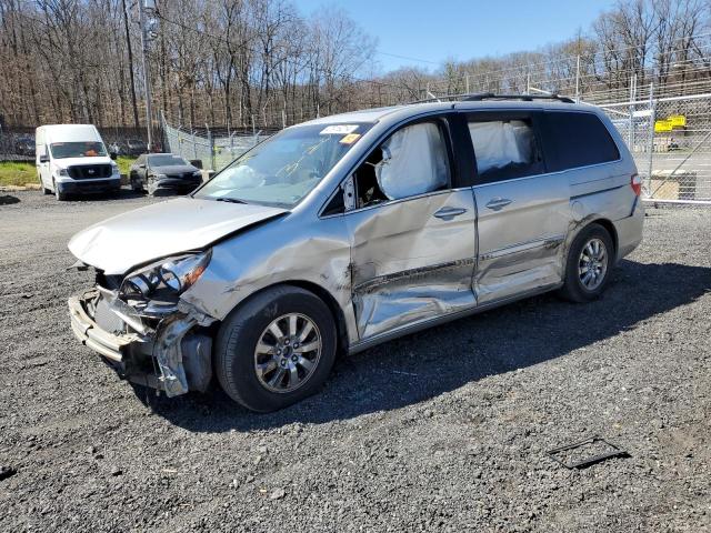 5FNRL38805B064042 - 2005 HONDA ODYSSEY TOURING SILVER photo 1