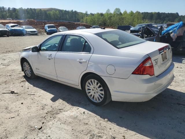 3FADP0L34BR119214 - 2011 FORD FUSION HYBRID WHITE photo 2